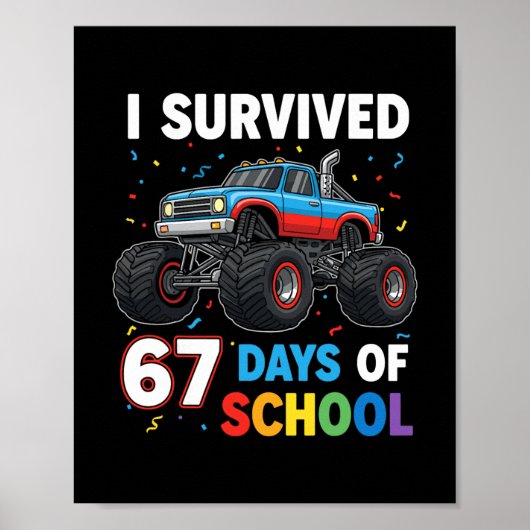 I Survived 67 Days Of School Six Seven Meme For Me ポスター (正面)