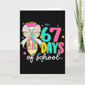 I Survived 67 Days Of School Six Seven Meme Teache カード (正面)
