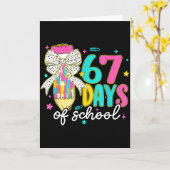 I Survived 67 Days Of School Six Seven Meme Teache カード (黄色い花)