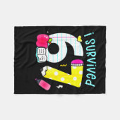 I Survived 67 Days Of School Six Seven Meme Teache フリースブランケット (正面(横))