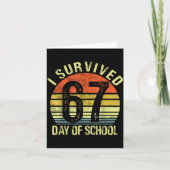 I Survived 67 Days Of School Six Seven Teachers St カード (正面)