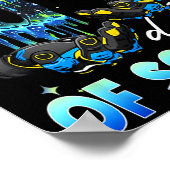 I Survived 67 Days Of School Soccer Boys Kids Six  ポスター (角)