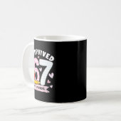 I Survived 67 Days Of School Student Humor Design コーヒーマグカップ (正面左)