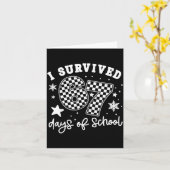 I Survived 67 Days Of School Students Teachers 100 カード (黄色い花)