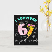 I Survived 67 Days Of School Students Teachers 100 カード (黄色い花)