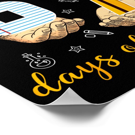 I Survived 67 Days Of School Students Teachers 100 ポスター (角)