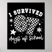 I Survived 67 Days Of School Students Teachers 100 ポスター (正面)