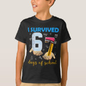 I Survived 67 Days Of School Students Teachers 100 Tシャツ (正面)