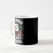 I Survived 67 Days Of School - Teachers Students M コーヒーマグカップ (正面左)