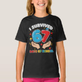 I Survived 67 Days of School Teachers Students T-S Tシャツ (正面)