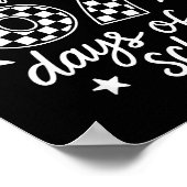 I Survived 67 Six Seven Days Of School Checkered B ポスター (角)