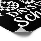 I Survived 67 Six Seven Days Of School Checkered B ポスター (角)