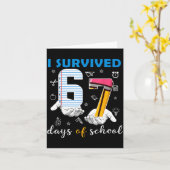 I Survived 67 Six Seven Days Of School Teacher Han カード (黄色い花)