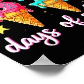 I Survived 67th Days School Drip Ice Cream Funny 6 ポスター (角)