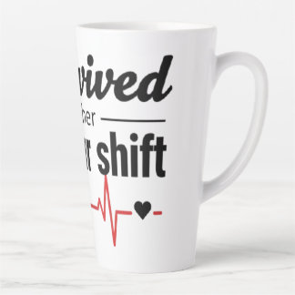 I Survived Another 12-Hour Shift Nurse Coffee Mug  カフェラテマグ