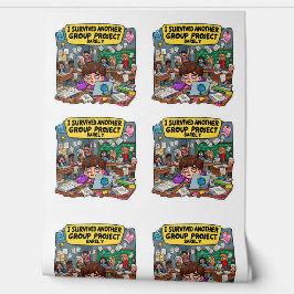 I Survived Another Group Project Barely – Funny  壁紙