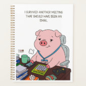 I Survived Another Meeting プランナー手帳 (正面)