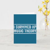 I Survived Ap Music Theory Funny Ap Examination Qu カード (黄色い花)