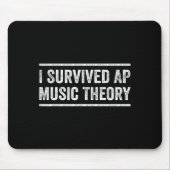 I Survived Ap Music Theory Funny Ap Examination Qu マウスパッド (正面)