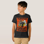 I Survived Forklift Training, New Forklift Operato Tシャツ (正面フル)