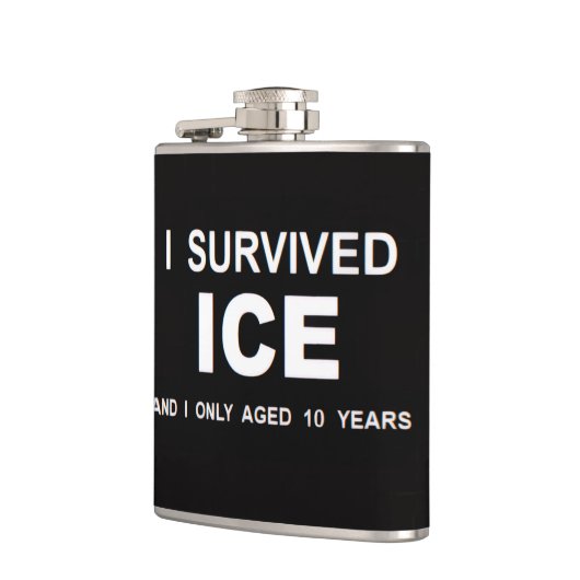 I Survived ICE  フラスク (左)