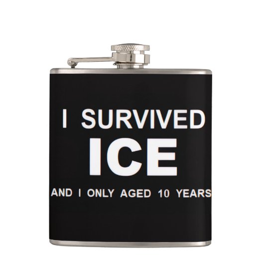 I Survived ICE  フラスク (正面)