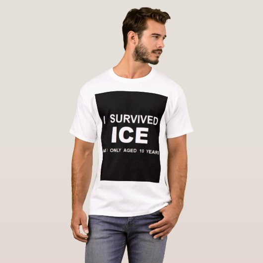 I Survived ICE T-Shirt Tシャツ (正面フル)