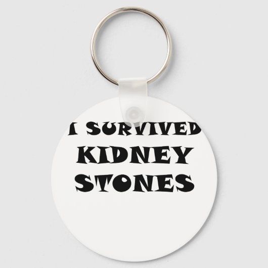 I Survived Kidney Stones キーホルダー (正面)