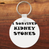 I Survived Kidney Stones キーホルダー (正面)