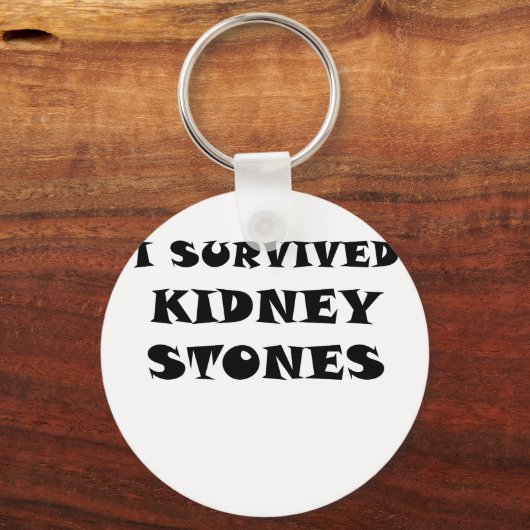 I Survived Kidney Stones キーホルダー (正面)