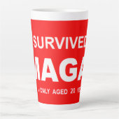 I Survived MAGA カフェラテマグ (正面)