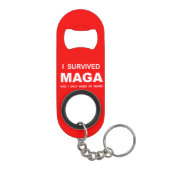 I Survived MAGA キーホルダー栓抜き (裏面)