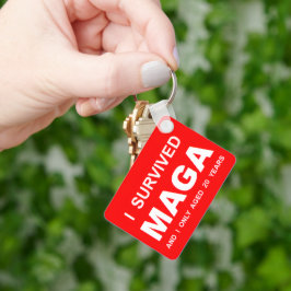 I Survived MAGA キーホルダー