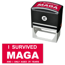 I Survived MAGA  セルフインキングスタンプ