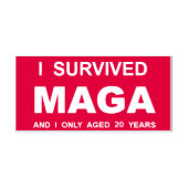 I Survived MAGA  セルフインキングスタンプ (デザイン)