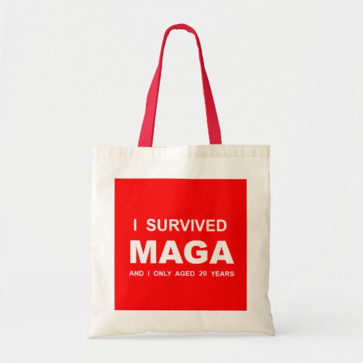 I Survived MAGA トートバッグ (正面)