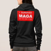 I Survived MAGA  パーカ (裏面)
