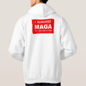 I Survived MAGA  パーカ (裏面)