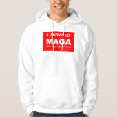 I Survived MAGA パーカ (正面)