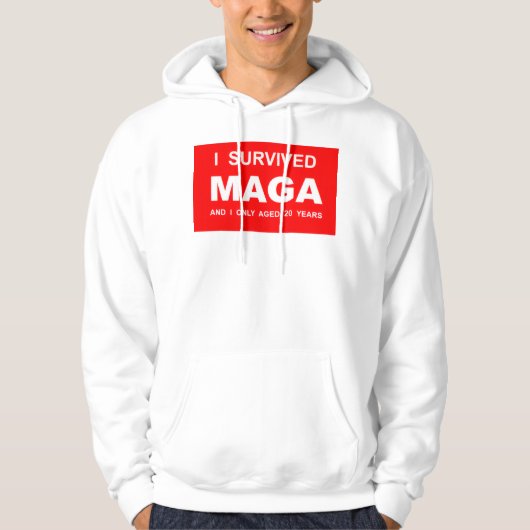 I Survived MAGA  パーカ (正面)