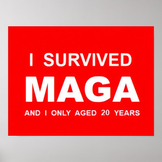 I Survived MAGA  ポスター (正面)