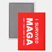 I Survived MAGA  マグネット (正面/裏面)