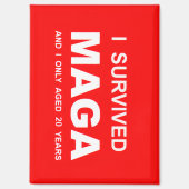 I Survived MAGA  マグネット (正面)