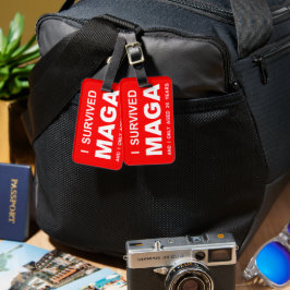 I Survived MAGA ラゲッジタグ