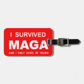 I Survived MAGA ラゲッジタグ (正面横)