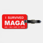 I Survived MAGA ラゲッジタグ (裏面横)