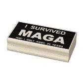 I Survived MAGA  ラバースタンプ (スタンプ)