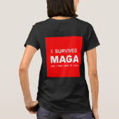 I Survived MAGA Tシャツ (裏面)