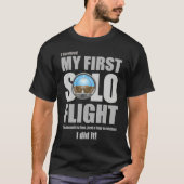 I Survived My First Solo Flight Tシャツ (正面)