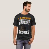I Survived My Husband s Masters Degree Diploma gra Tシャツ (正面フル)